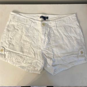 Gap Aubrey Linen Shorts White Size 2